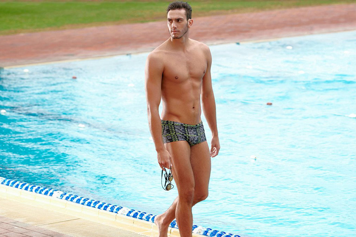 Funky Trunks - Departure Board Mens Plain Front Trunks
