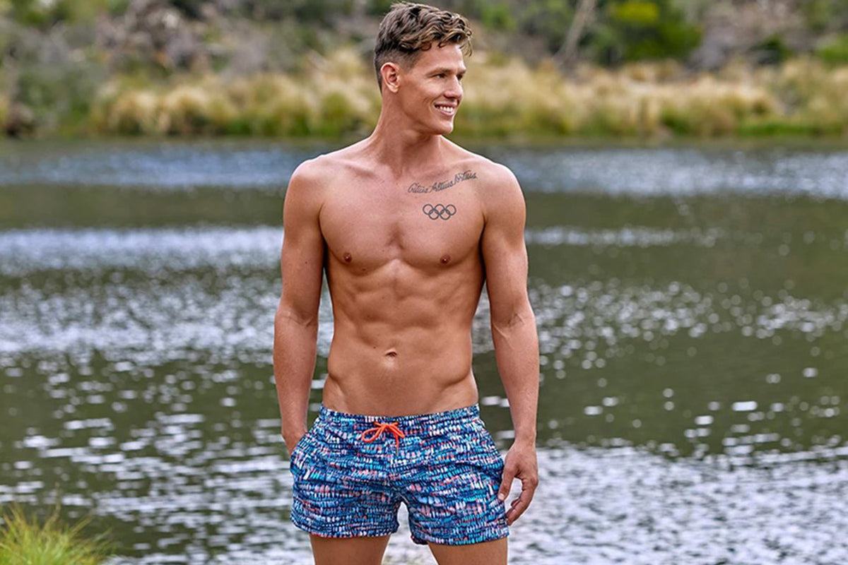 Funky Trunks - Lotsa Dots Mens Shorty Shorts Short