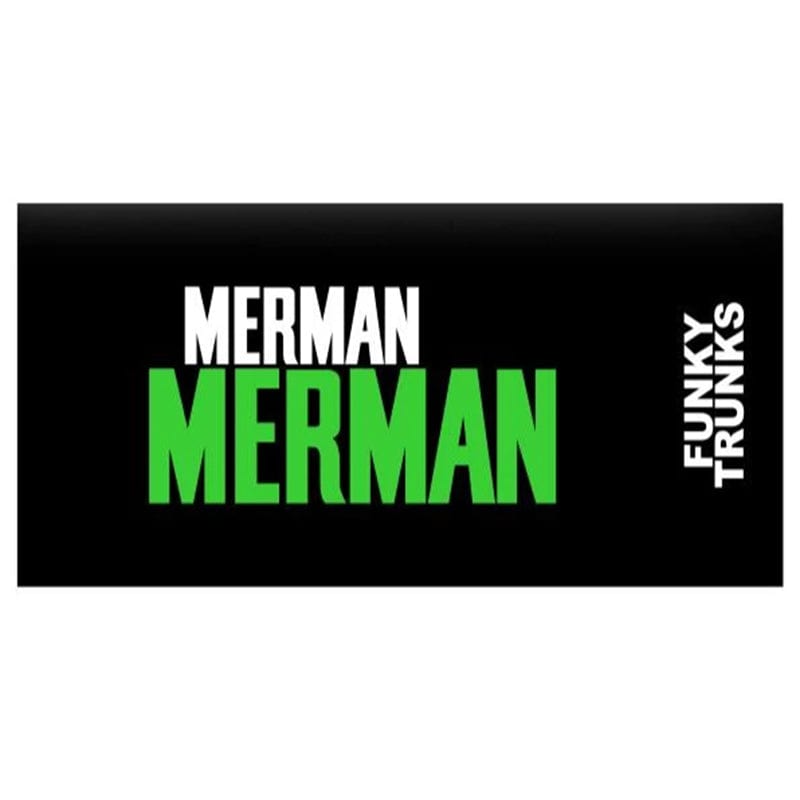 Funky Trunks - Green Merman Towel