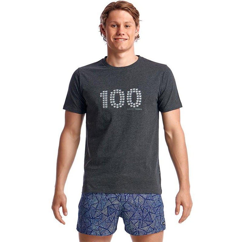 Funky Trunks - 100 Fly Mens Crew Neck T-Shirt