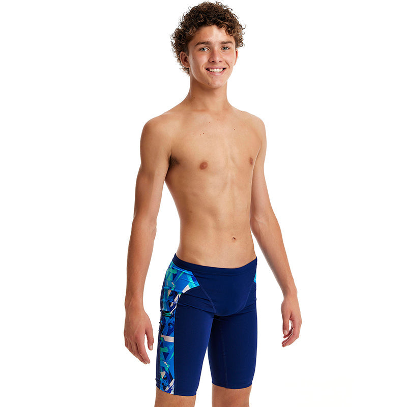 Funky Trunks - Bashed Blue - Boys Training Jammers