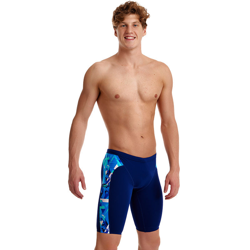 Funky Trunks - Bashed Blue - Mens Training Jammers
