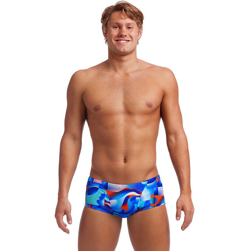 Funky Trunks - Battle Blue - Mens Classic Trunks