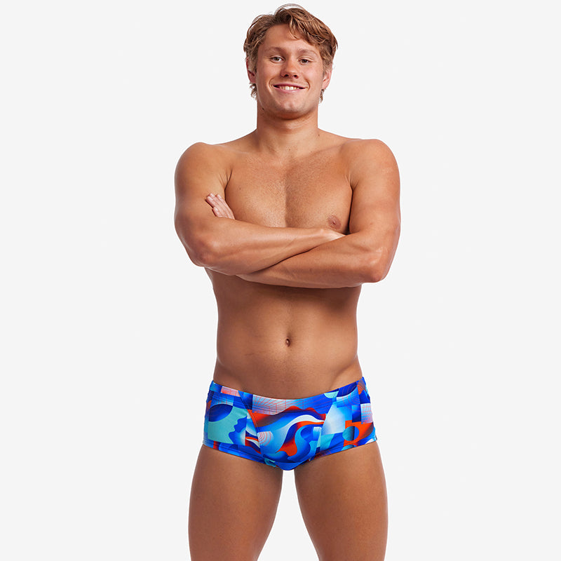 Funky Trunks - Battle Blue - Mens Classic Trunks