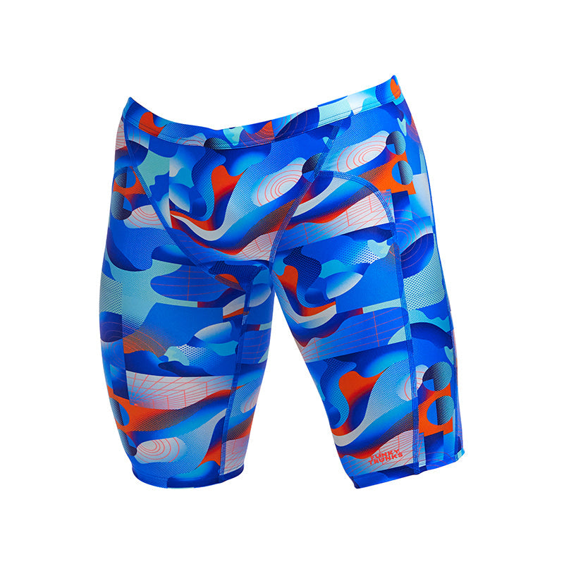 Funky Trunks - Battle Blue - Mens Training Jammers