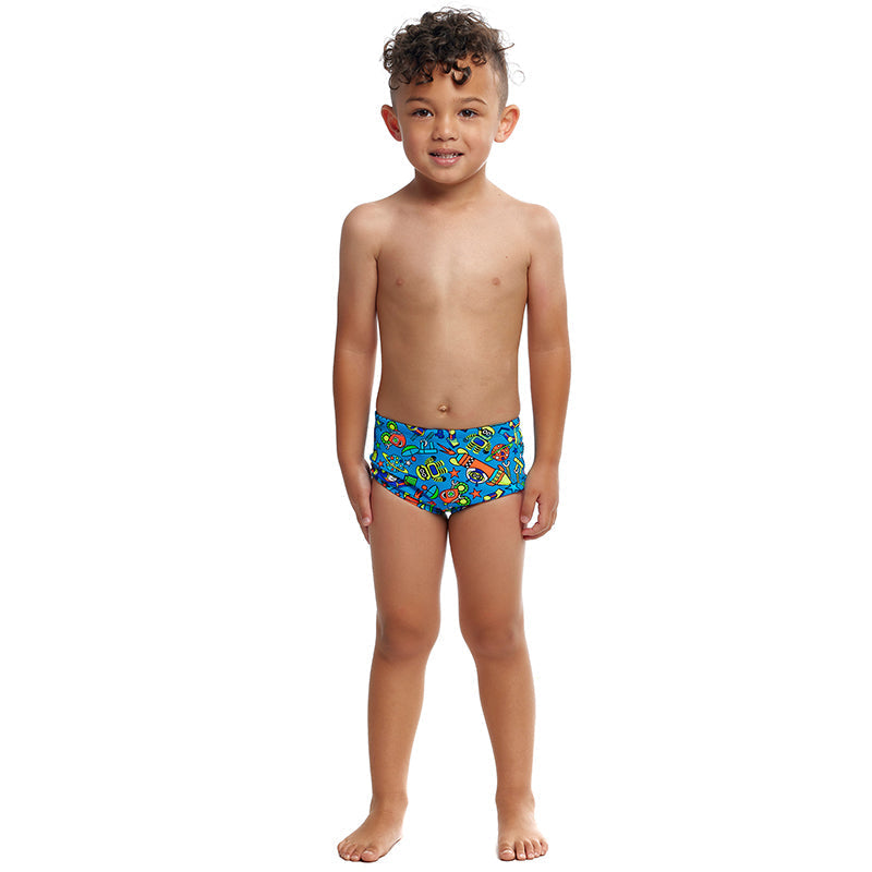 Funky Trunks - Beep Beep - Toddler Boys Printed Trunks