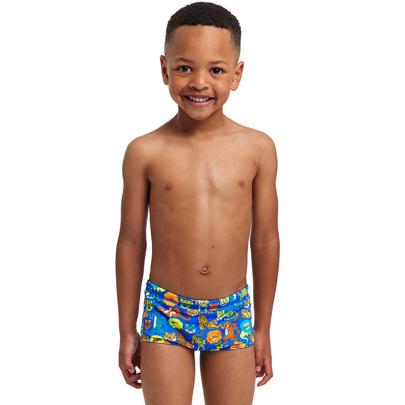 Funky Trunks - Big Cat Bash - Toddler Boys Printed Trunks