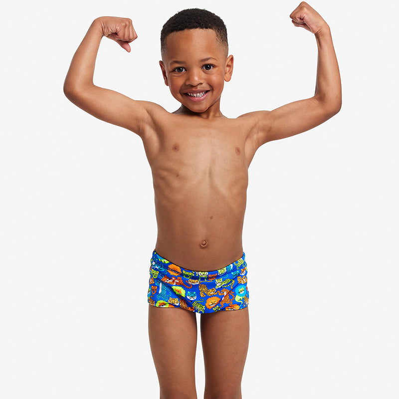 Funky Trunks - Big Cat Bash - Toddler Boys Printed Trunks
