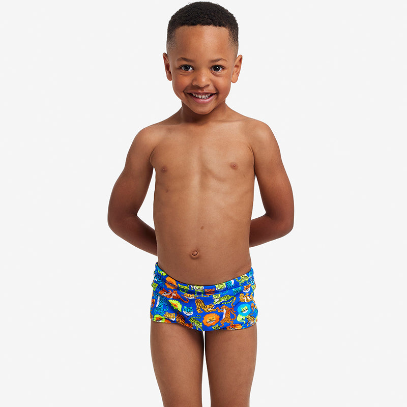 Funky Trunks - Big Cat Bash - Toddler Boys Printed Trunks