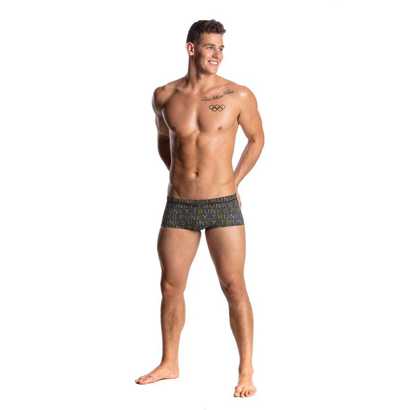 Funky Trunks - Binary Bro Mens Plain Front Trunks