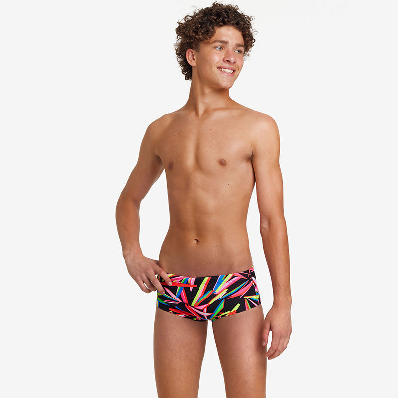 Funky Trunks - Black Blades - Boys Sidewinder Trunks