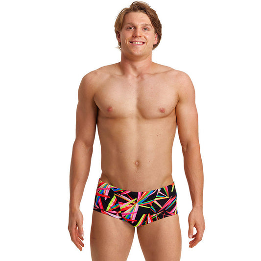 Funky Trunks - Black Blades - Mens Classic Trunks