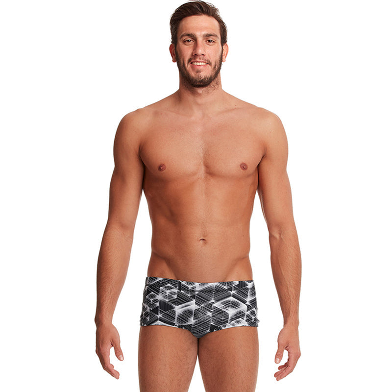 Funky Trunks - Black Hole - Mens Plain Front Trunks