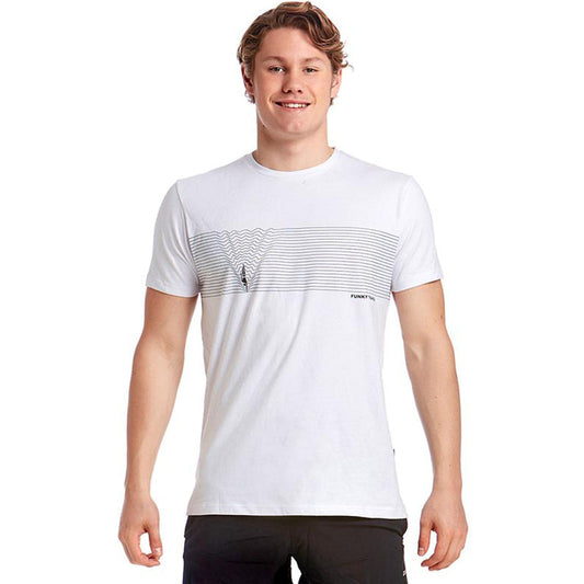 Funky Trunks - Black Line Mens T-Shirt