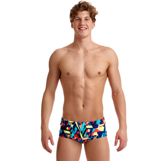 Funky Trunks - Blocked Bars - Mens Classic Trunks