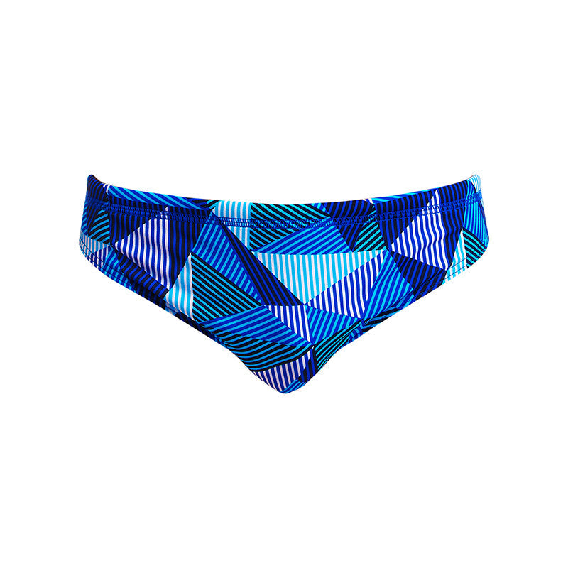 Funky Trunks - Blue Bars - Boys Classic Briefs