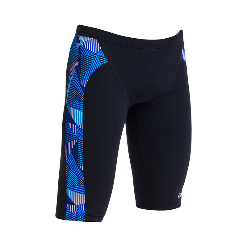 Funky Trunks - Blue Bars - Boys Training Jammers