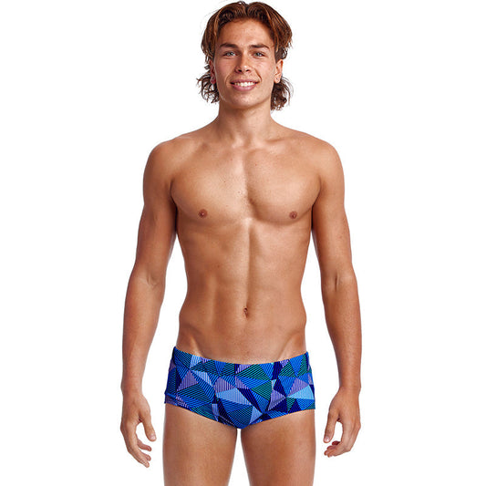 Funky Trunks - Blue Bars - Mens Classic Trunks