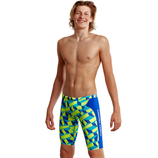 Funky Trunks - Blue Blockers - Boys Training Jammers