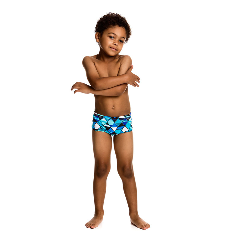 Funky Trunks - Blue Steel Toddler Boys Trunks