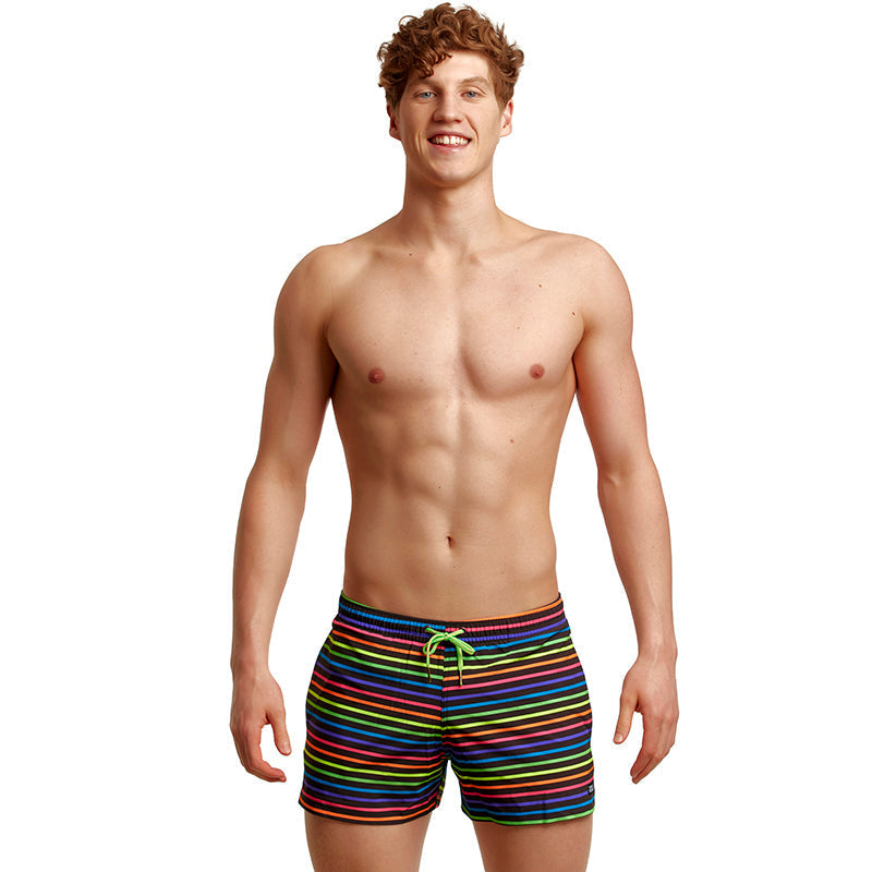 Funky Trunks - Bright Lights - Mens Shorty Shorts Short