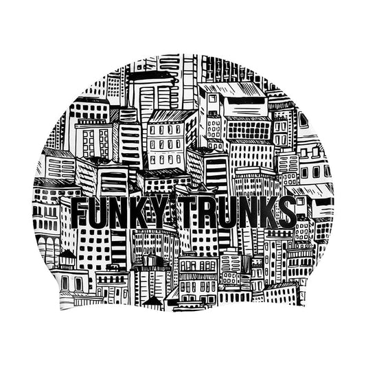 Funky Trunks - City Shadows - Silicone Swimming Cap