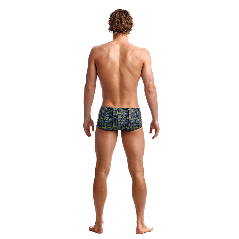 Funky Trunks - Departure Board Mens Plain Front Trunks