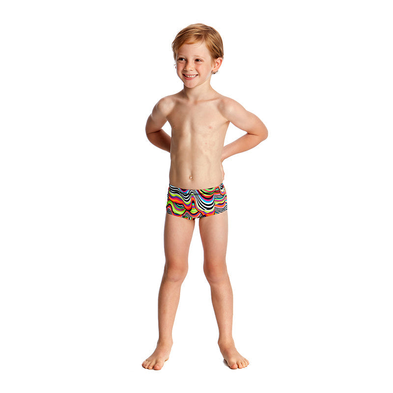 Funky Trunks - Dripping Toddler Boys Printed Trunks