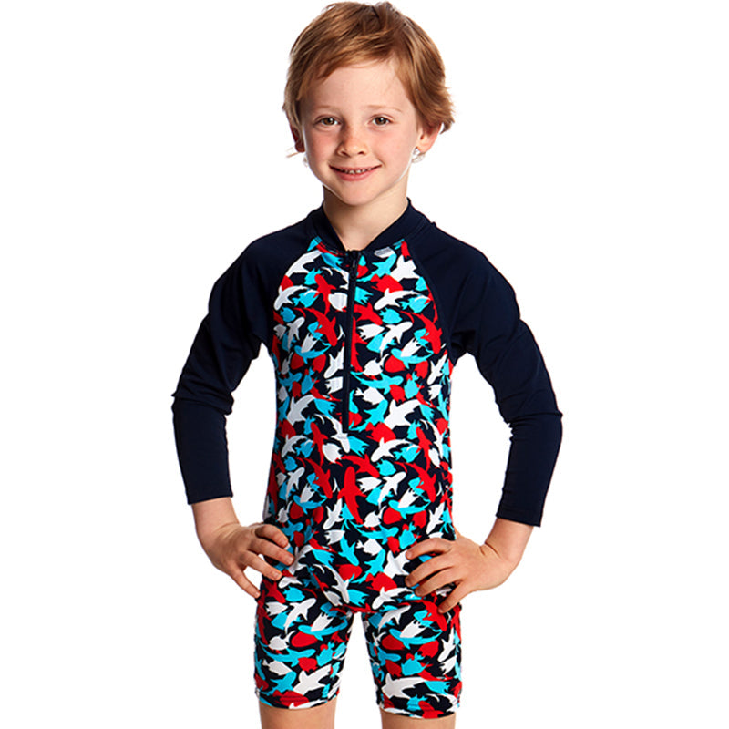 Funky Trunks - Feeding Frenzy Toddlers Go Jump Suit