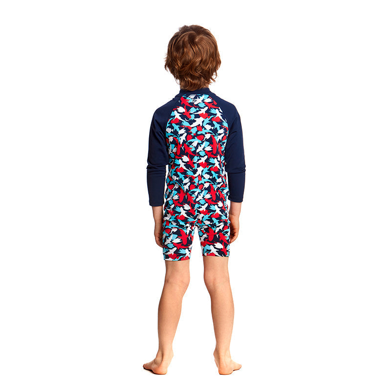 Funky Trunks - Feeding Frenzy Toddlers Go Jump Suit