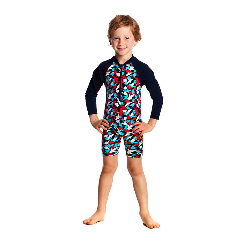 Funky Trunks - Feeding Frenzy Toddlers Go Jump Suit