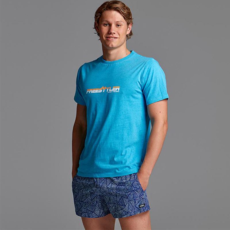 Funky Trunks - Freestyler Orange Mens Crew Neck T-Shirt