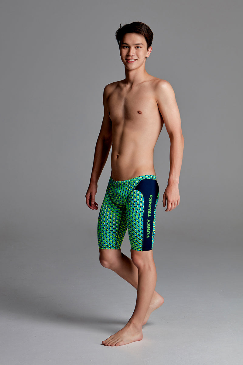 Funky Trunks - Green Gator Boys Training Jammers