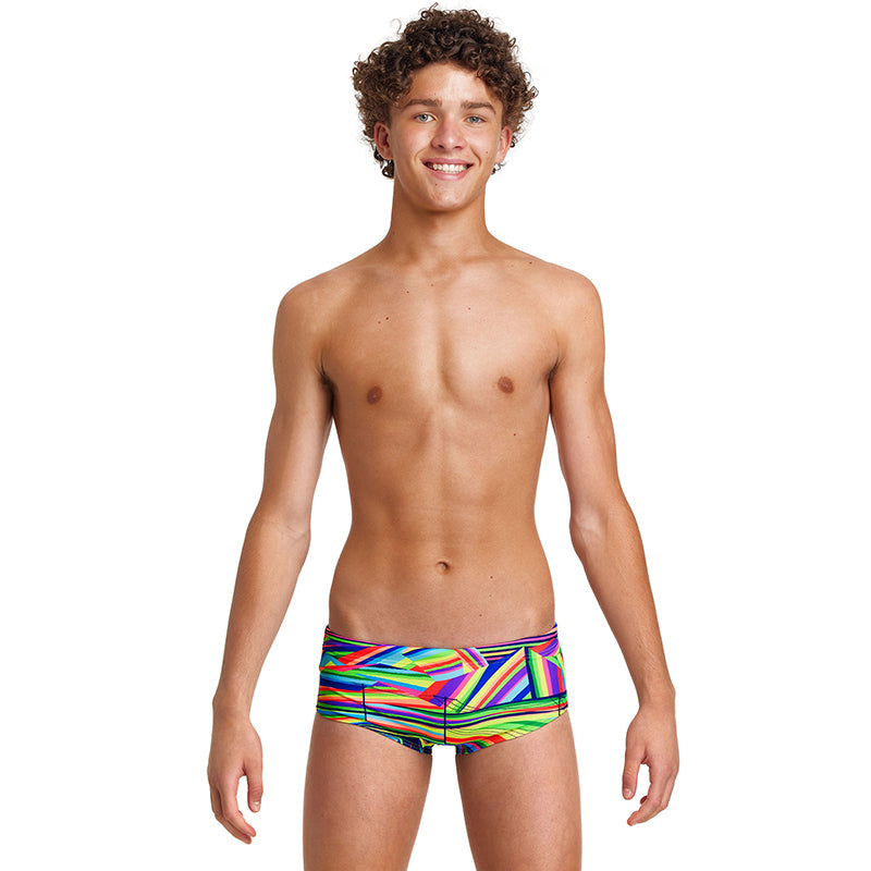 Funky Trunks - Land Lines - Boys Sidewinder Trunks
