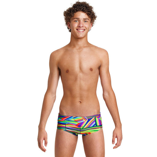 Funky Trunks - Land Lines - Boys Sidewinder Trunks