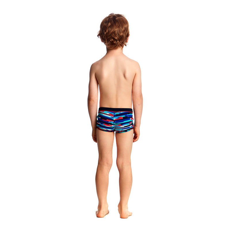 Funky Trunks - Meshed Up Toddler Boys Square Trunks