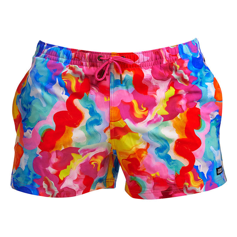 Funky Trunks - Messy Monet - Mens Shorty Shorts Short