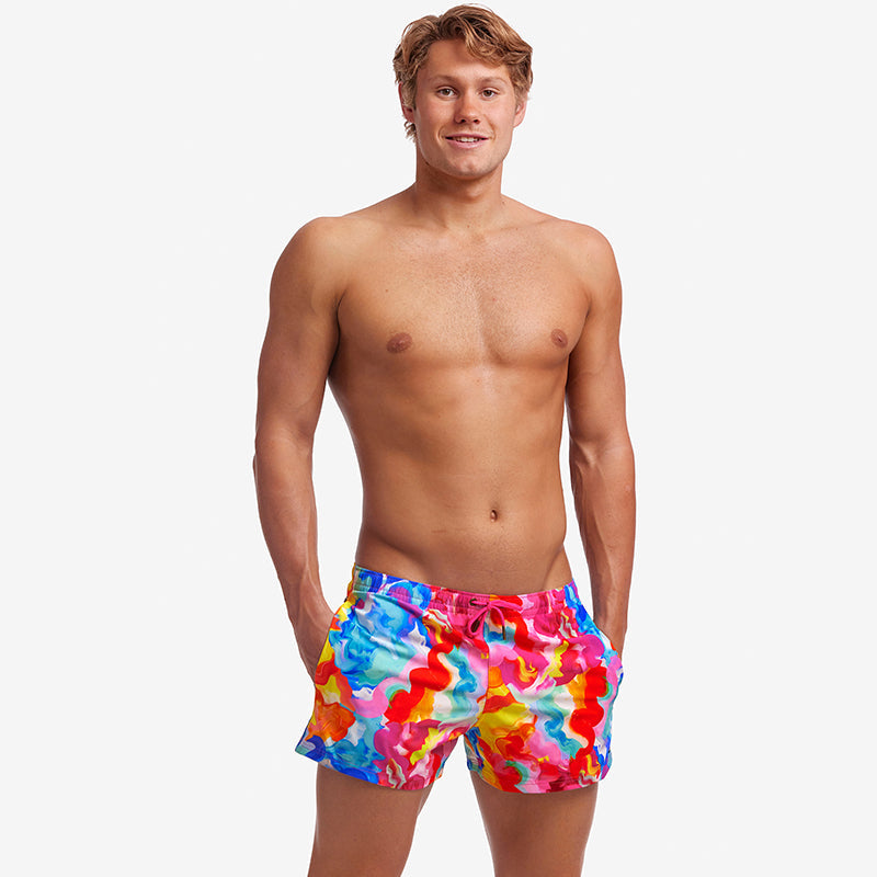 Funky Trunks - Messy Monet - Mens Shorty Shorts Short
