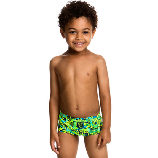 Funky Trunks - Petrol Pants Toddler Boys Trunks