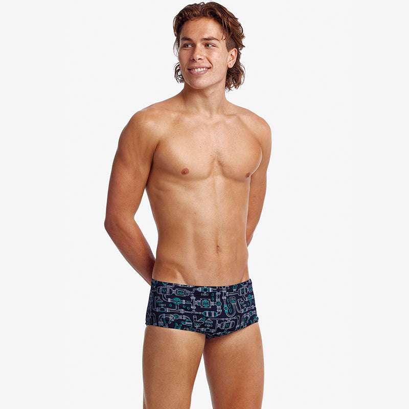 Funky Trunks - Pooped - Mens Eco Sidewinder Trunks