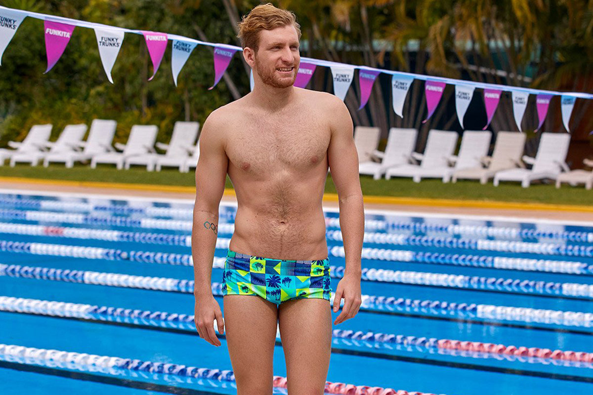 Funky Trunks - Pop Tropo - Mens Plain Front Trunks