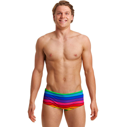 Funky Trunks - Rainbow Racer - Mens Sidewinder Trunks