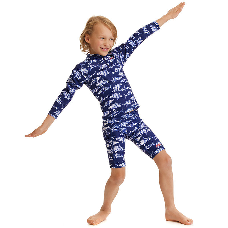 Funky Trunks - Rompa Chompa - Toddler Boys Zippy Rash Vest