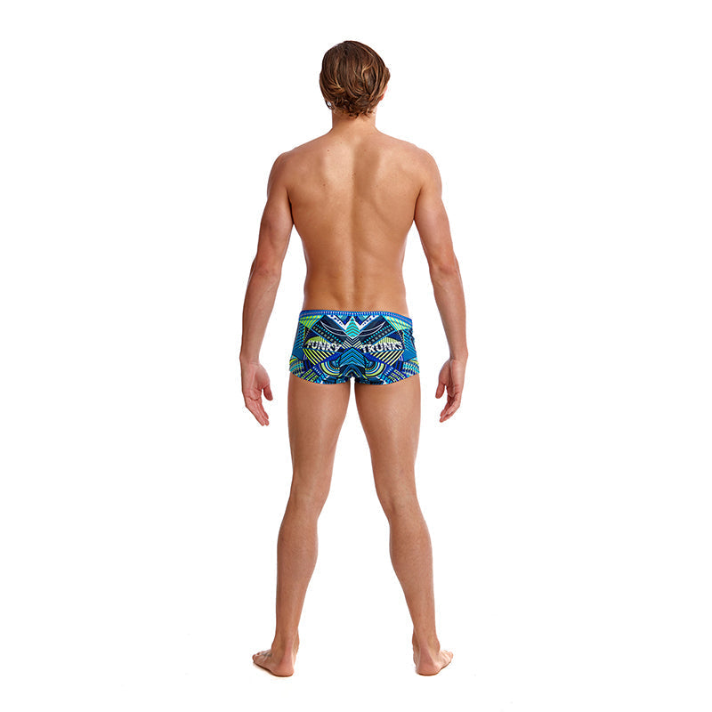 Funky Trunks - Sea Wolf Mens Plain Front Trunks