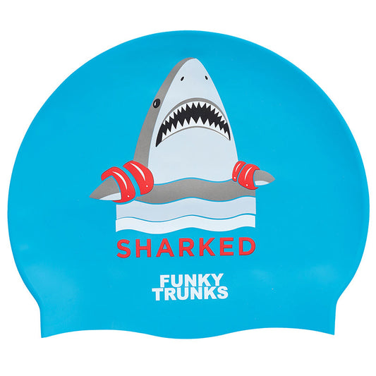 Funky Trunks - Sharked - Silicone Swimming Cap