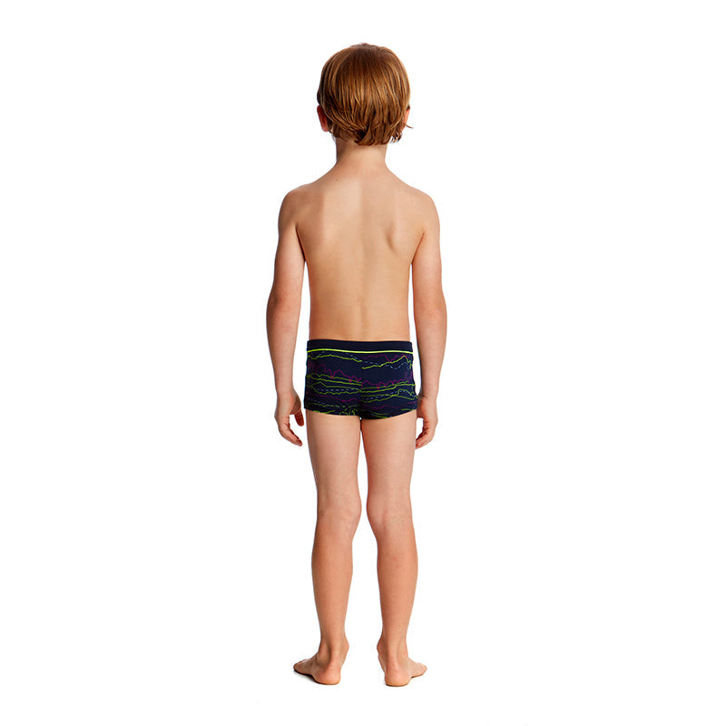 Funky Trunks - Sound System Toddler Boys Square Trunk