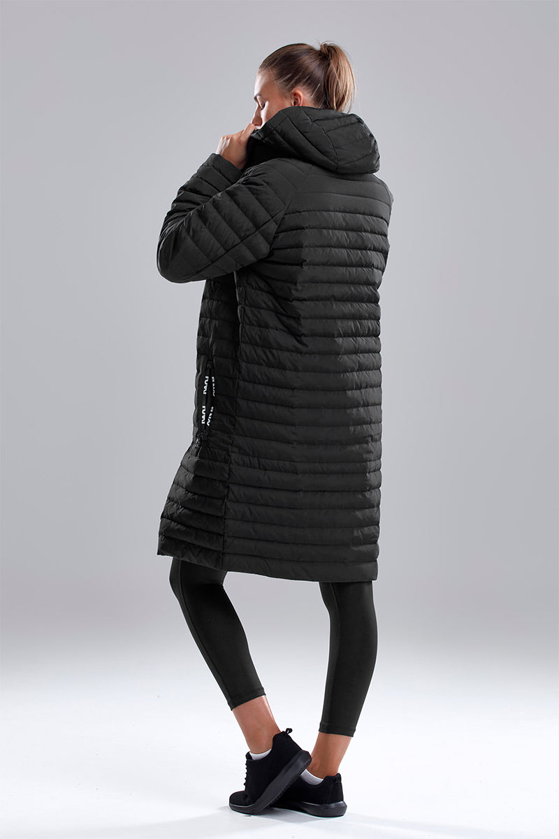 Funky Trunks - Still Black - Unisex Puff Daddy Deck Coat Jacket