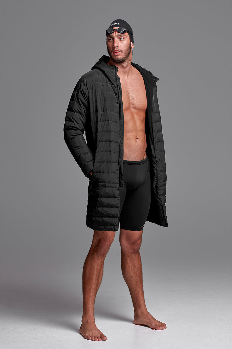Funky Trunks - Still Black - Unisex Puff Daddy Deck Coat Jacket