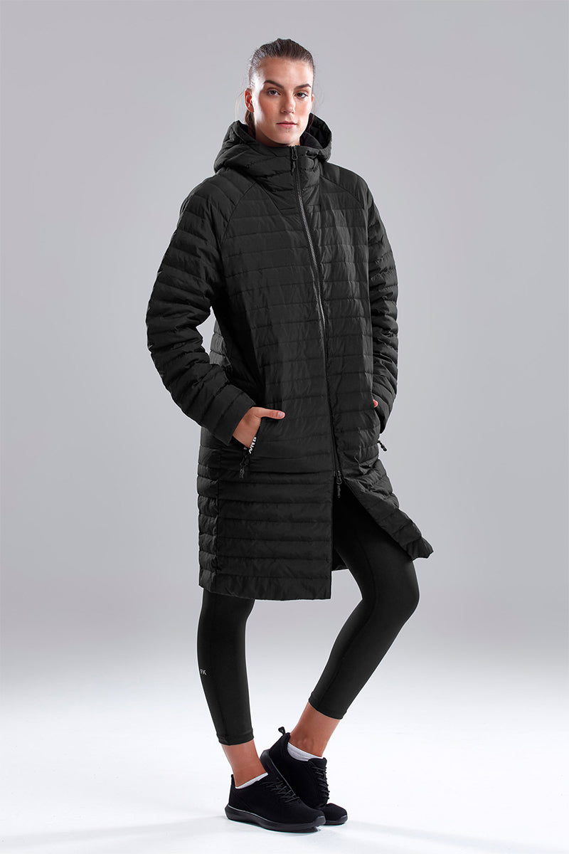 Funky Trunks - Still Black - Unisex Puff Daddy Deck Coat Jacket