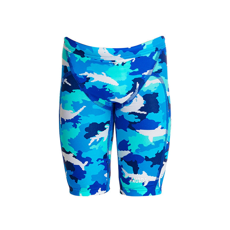 Funky Trunks - White Pointer - Toddler Boys Miniman Jammers